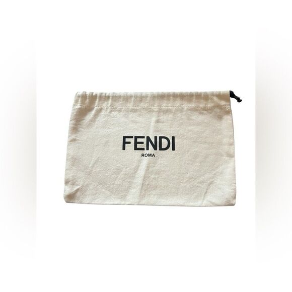 Fendi Cream Drawstring Pouch - Picture 1 of 3
